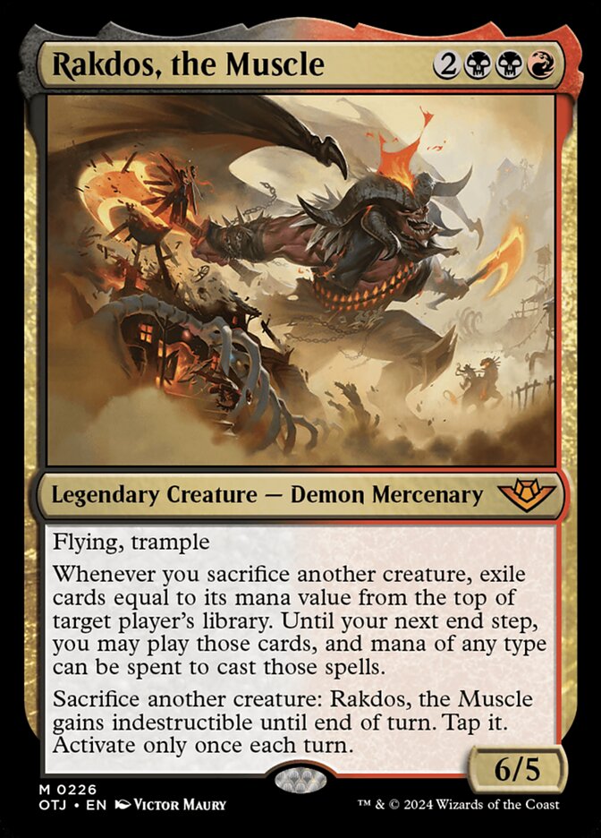 Rakdos, the Muscle 226/286 (Outlaws of Thunder Junction) 