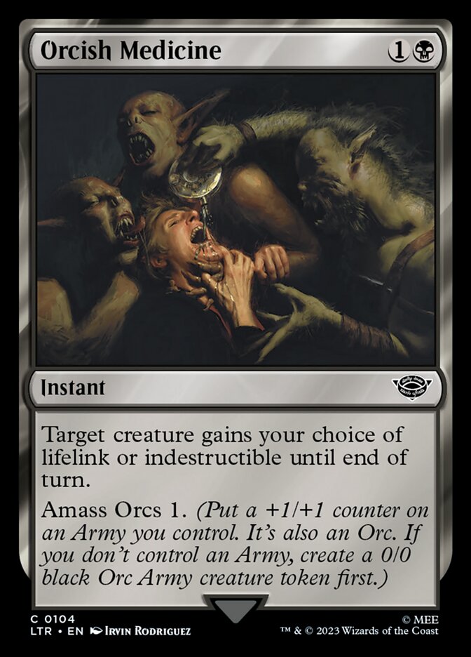 Orcish Medicine 104/281 (Universes Beyond: The Lord of the Rings: Tales of Middle-earth) 