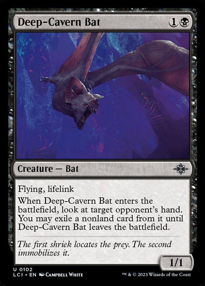 Deep Cavern Bat 102 (The Lost Caverns of Ixalan) 
