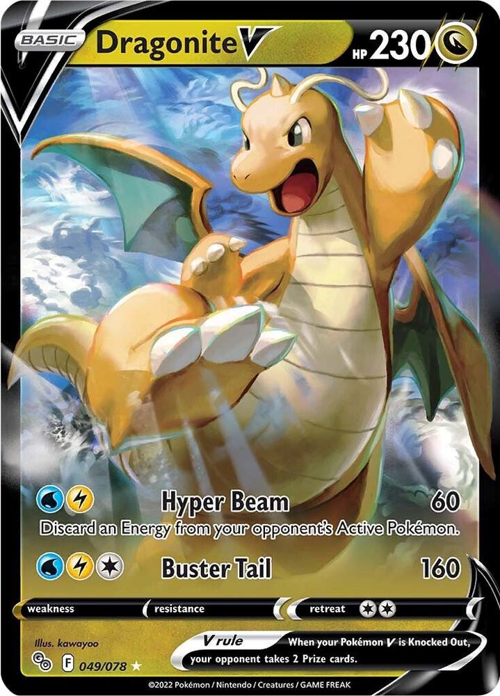 Dragonite V 049/078 (Pokemon GO)  - Holofoil