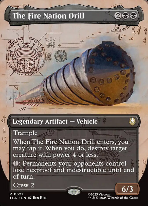 The Fire Nation Drill  321/286 (Avatar: The Last Airbender)  - Borderless