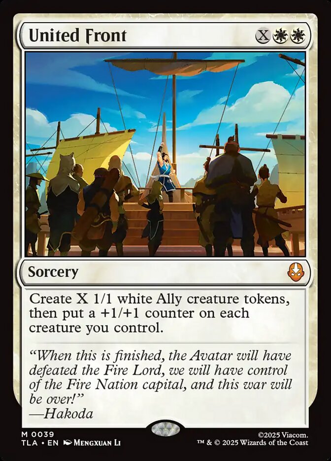 United Front 39/286 (Avatar: The Last Airbender) 
