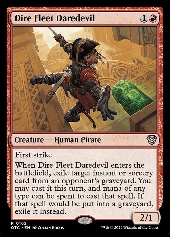 Dire Fleet Daredevil 162/342 (Commander: Outlaws of Thunder Junction) 