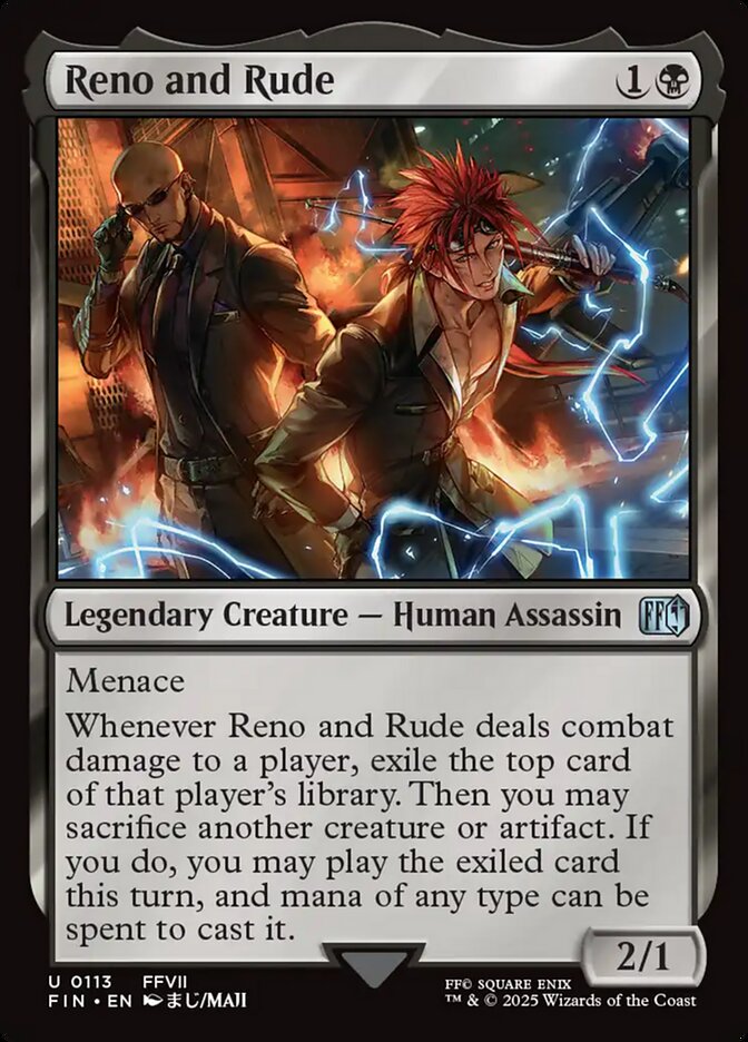 Reno and Rude 113/309 (FINAL FANTASY) 