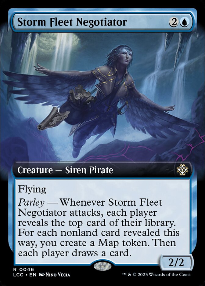 Storm Fleet Negotiator 46/370 (Commander: The Lost Caverns of Ixalan)  - Extended Art