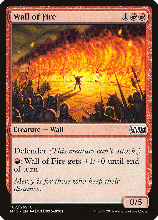 Wall of Fire 167/269 (Magic 2015 (M15)) 