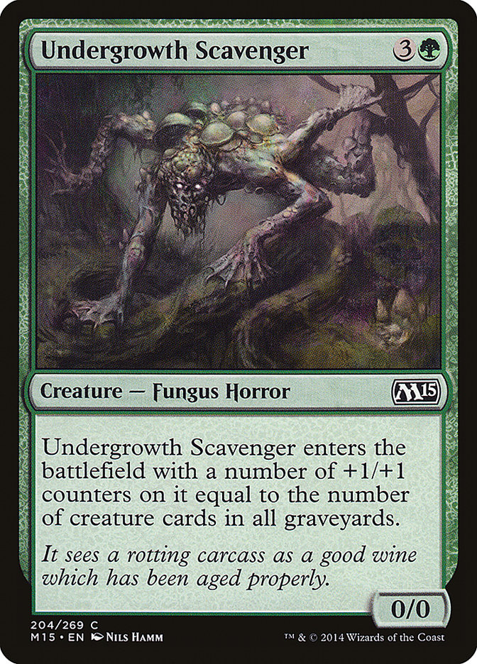 Undergrowth Scavenger 204/269 (Magic 2015 (M15)) 