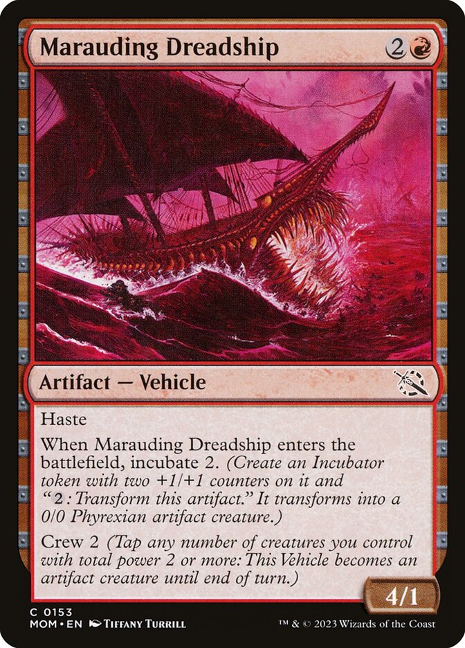 Marauding Dreadship 153 (March of the Machine) 