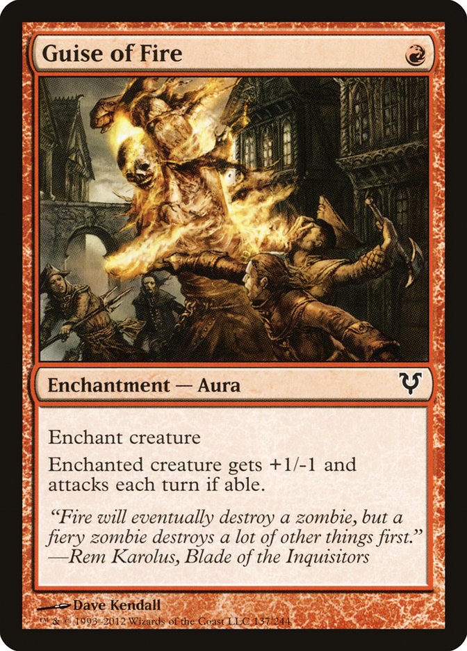 Guise of Fire 137/244 (Avacyn Restored) 