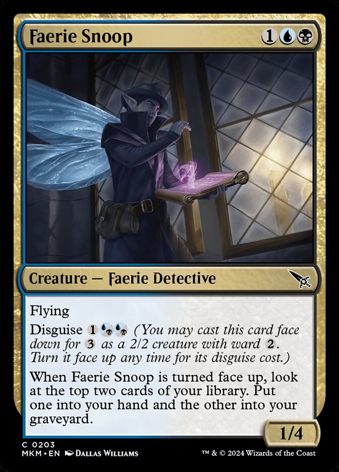 Faerie Snoop 203/286 (Murders at Karlov Manor) 