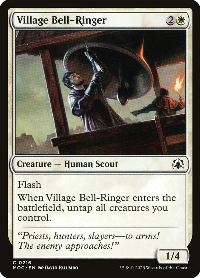 Village Bell-Ringer 216/444 (Commander: March of the Machine) 