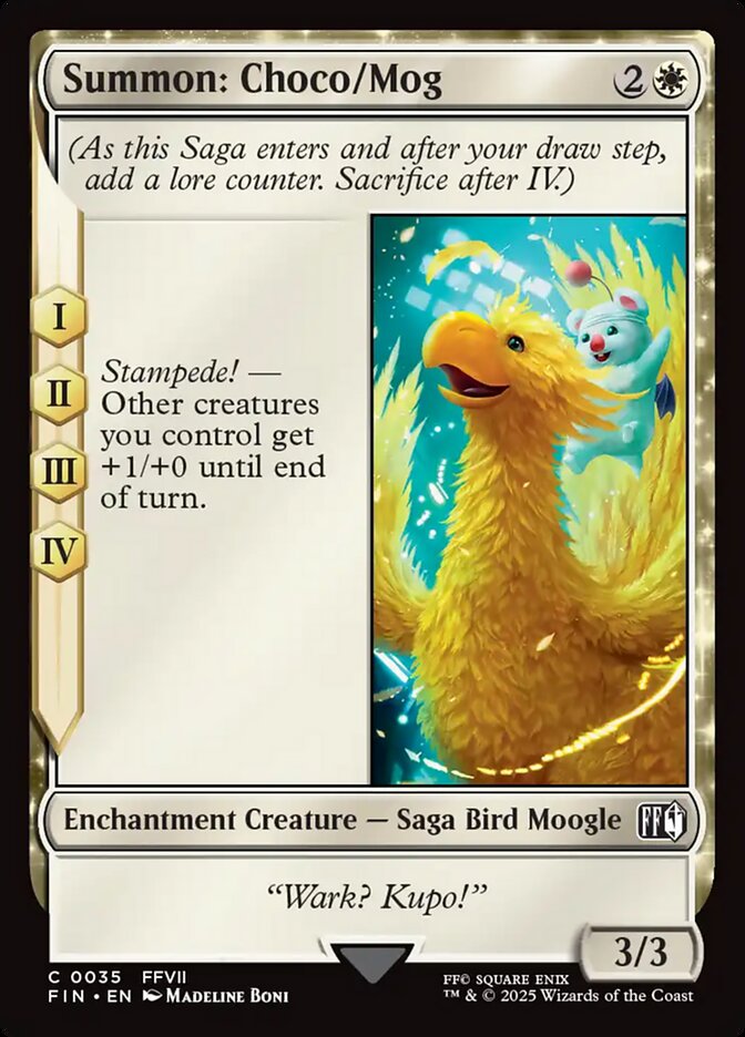 Summon: Choco/Mog 35/309 (FINAL FANTASY) 