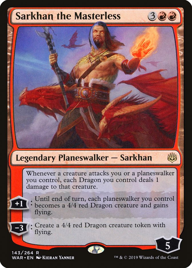 Sarkhan, the Masterless 143/264 (War of the Spark) 