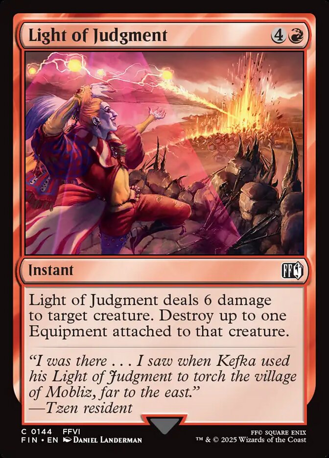 Light of Judgment 144/309 (FINAL FANTASY)  - Foil