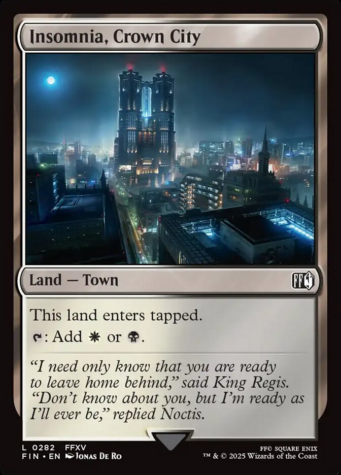 Insomnia, Crown City 282/309 (FINAL FANTASY)  - Foil