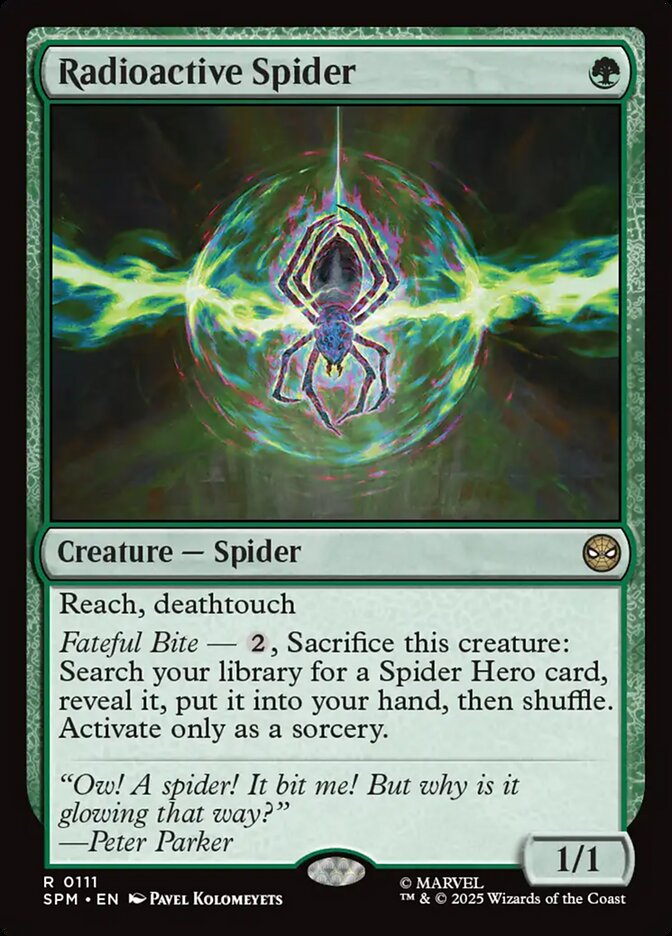 Radioactive Spider 111/198 (Marvel's Spider-Man) 