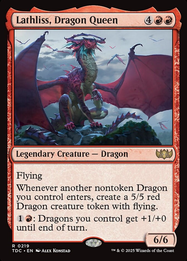 Lathliss, Dragon Queen 219 (Commander: Tarkir: Dragonstorm) 