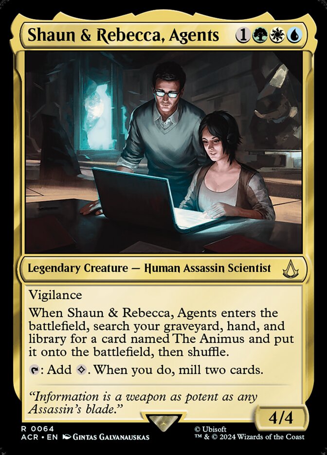 Shaun & Rebecca, Agents 64/110 (Universes Beyond: Assassin's Creed) 