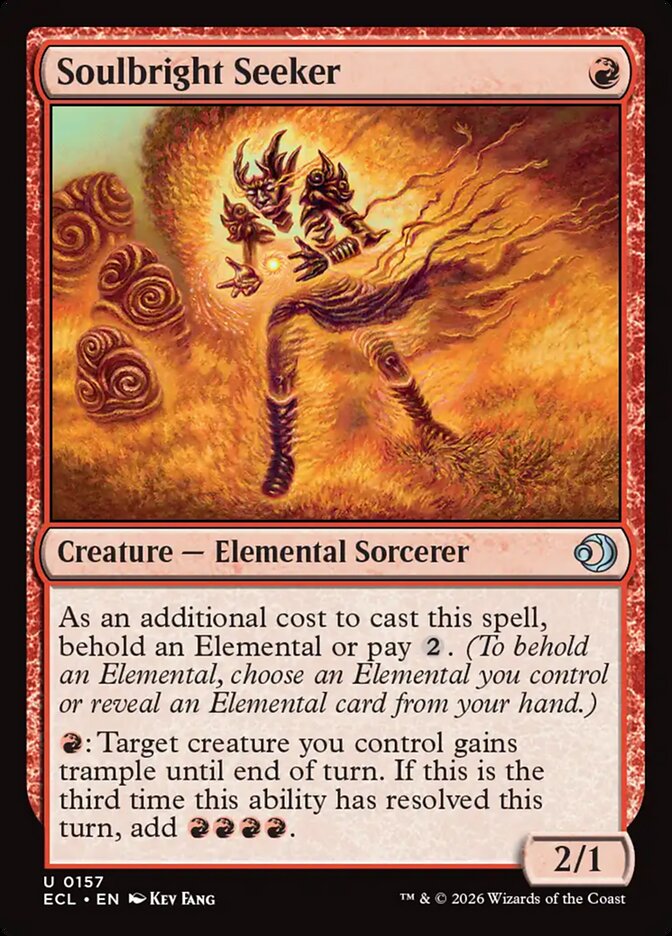 Soulbright Seeker 157/273 (Lorwyn Eclipsed) 