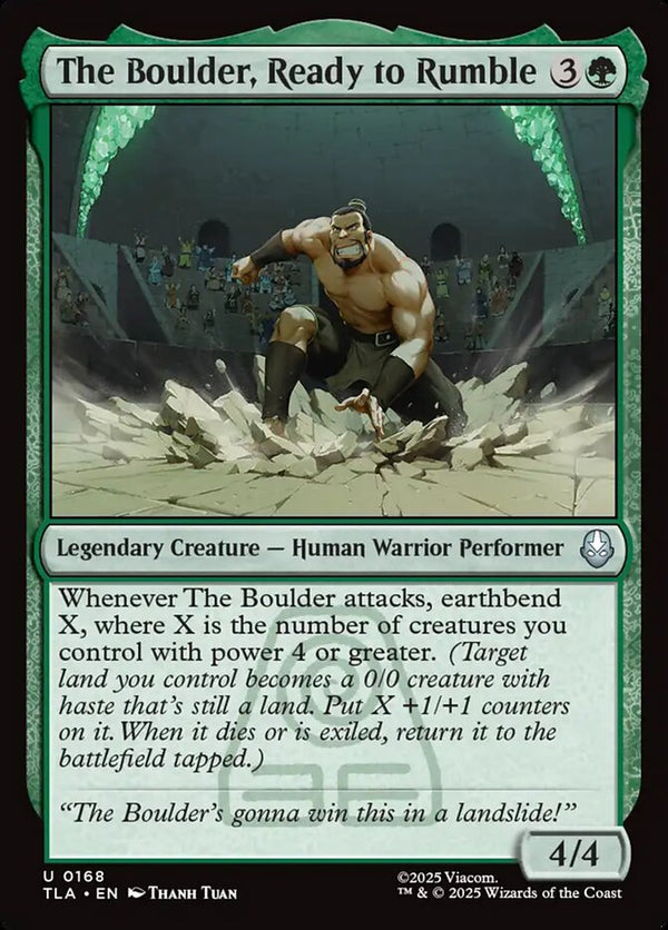 The Boulder, Ready to Rumble 168 (Avatar: The Last Airbender) 