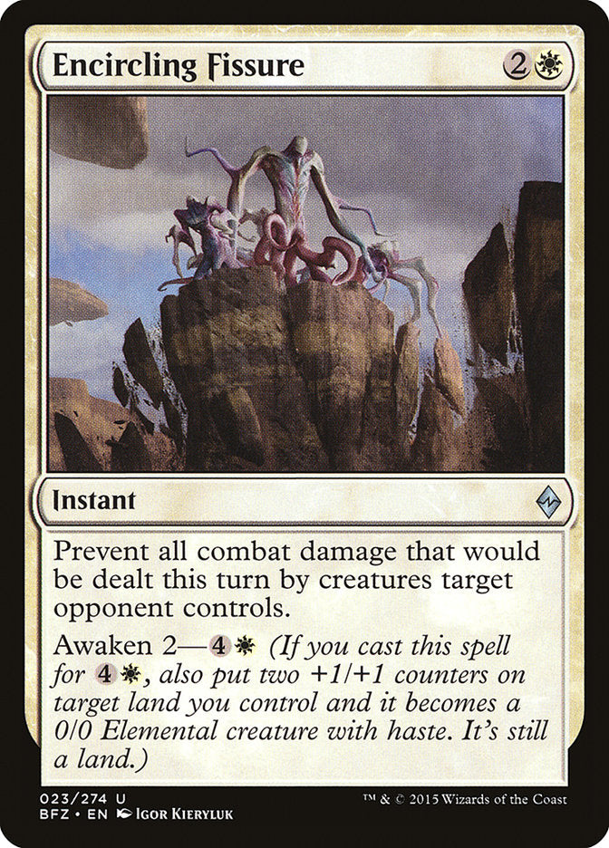 Encircling Fissure 23/274 (Battle for Zendikar) 
