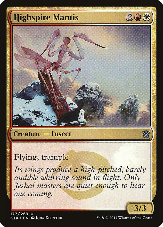 Highspire Mantis 177/269 (Khans of Tarkir) 