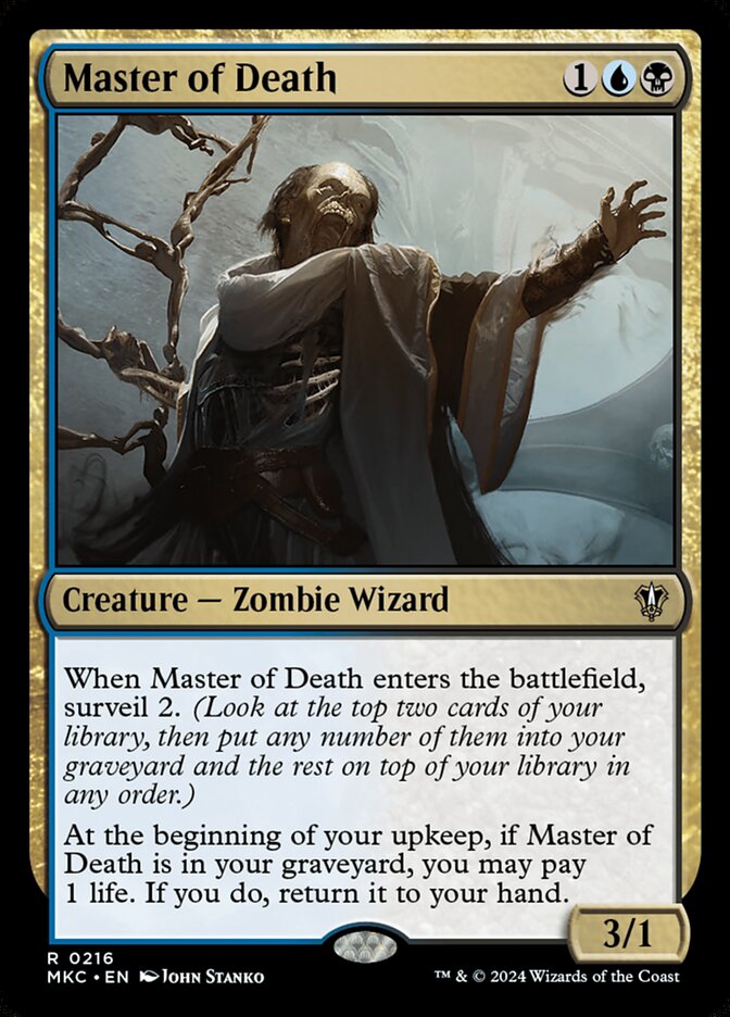 Master of Death 216/311 (Commander: Murders at Karlov Manor) 