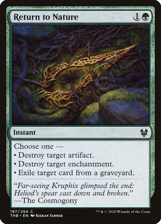 Return to Nature 197/254 (Theros Beyond Death) 