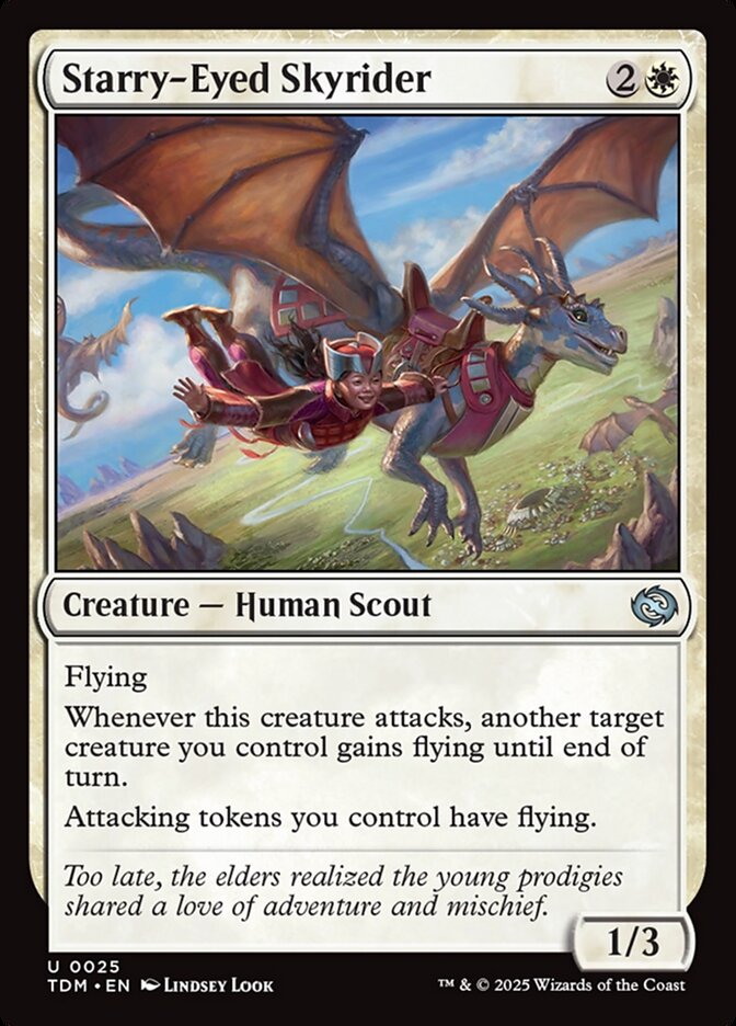 Starry-Eyed Skyrider 25/291 (Tarkir: Dragonstorm) 