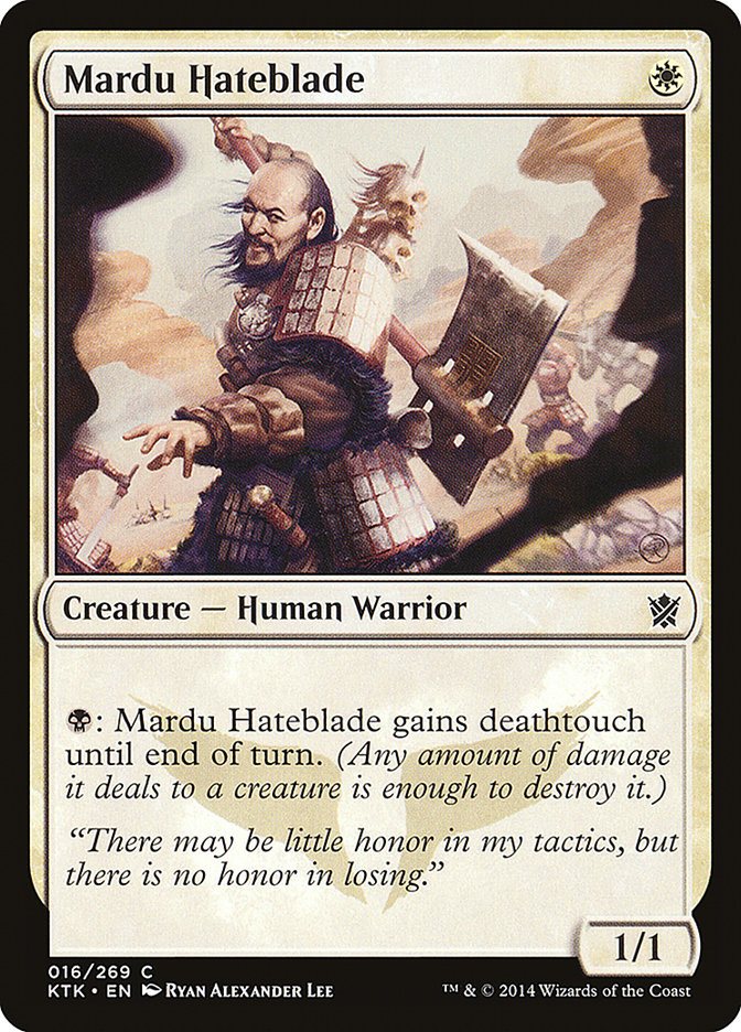 Mardu Hateblade 16/269 (Khans of Tarkir) 