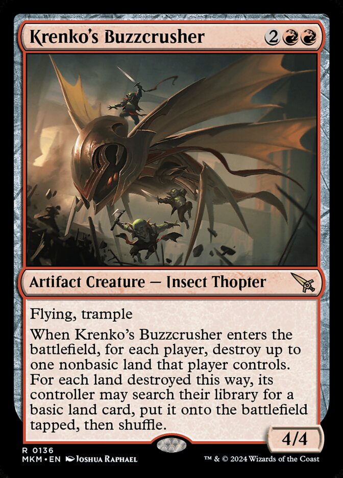 Krenko's Buzzcrusher 136 (Murders at Karlov Manor) 