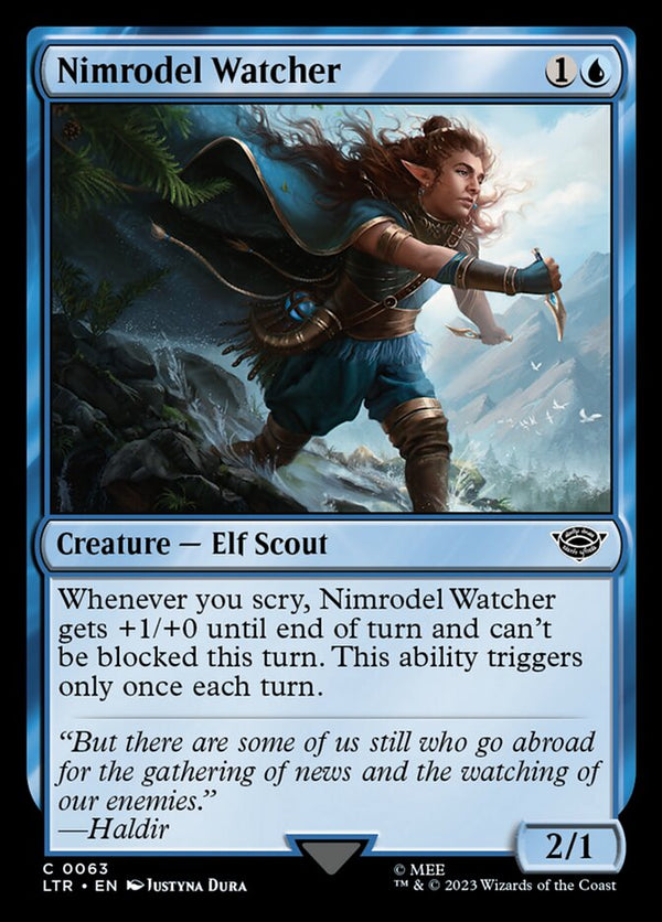 Nimrodel Watcher 63/281 (Universes Beyond: The Lord of the Rings: Tales of Middle-earth) 