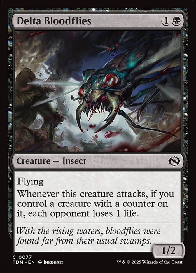Delta Bloodflies 77 (Tarkir: Dragonstorm) 