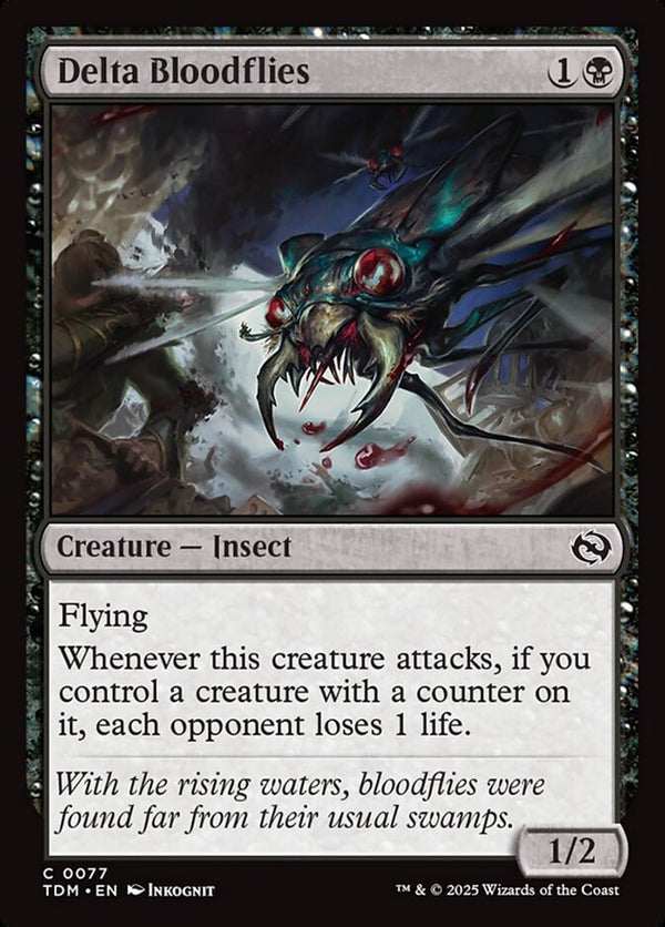Delta Bloodflies 77 (Tarkir: Dragonstorm) 