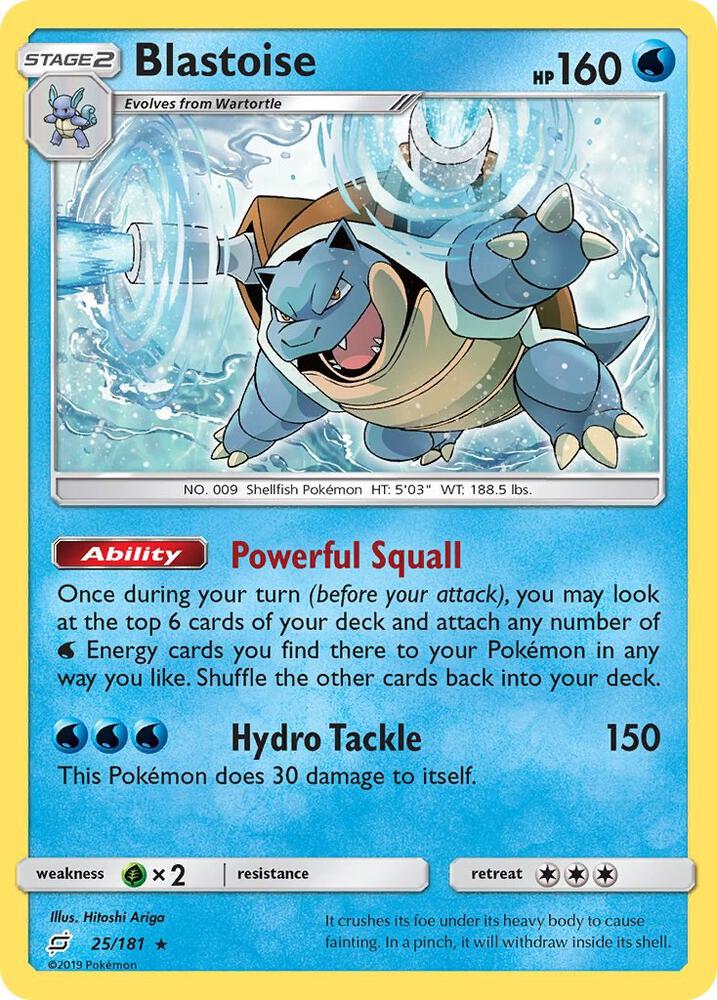 Blastoise 25/181 (SM - Team Up) 