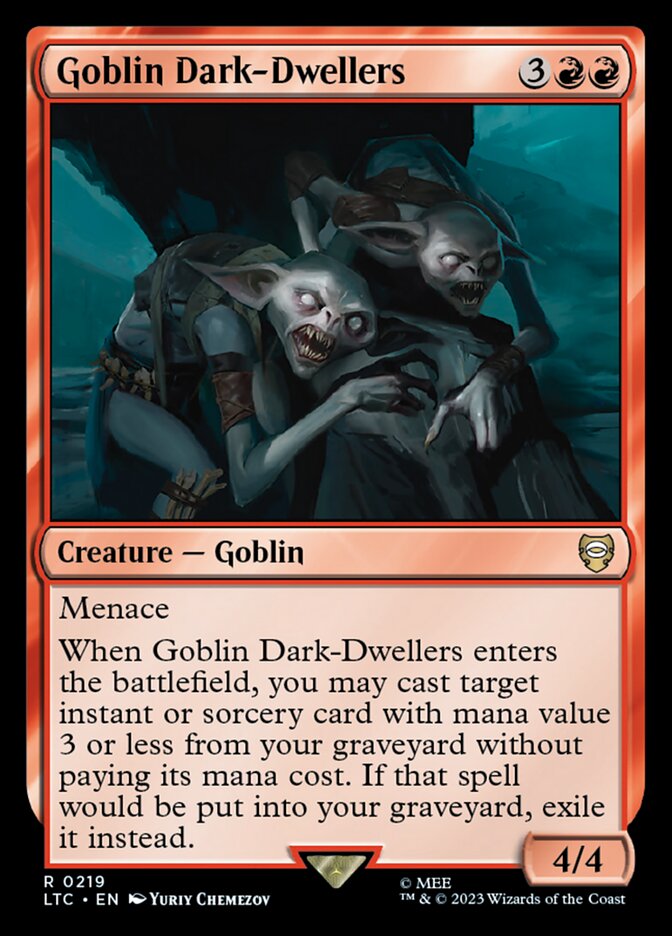Goblin Dark Dwellers 219/347 (Commander: The Lord of the Rings: Tales of Middle-earth) 