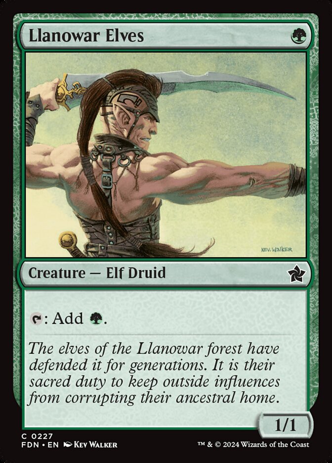 Llanowar Elves 227 (Foundations) 