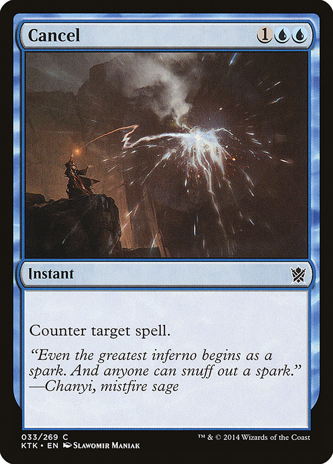 Cancel 33 (Khans of Tarkir) 