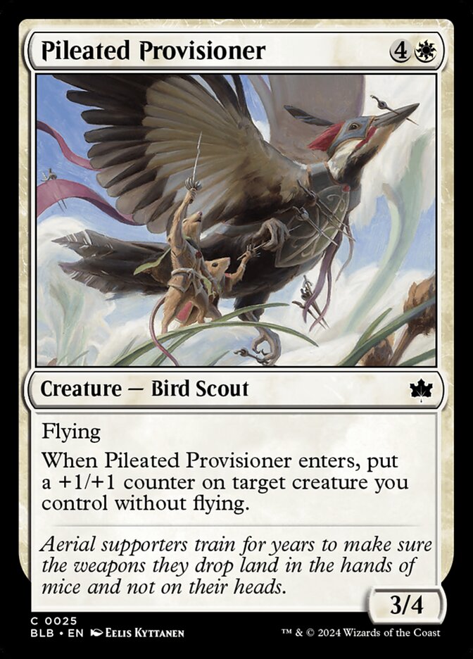 Pileated Provisioner 25/281 (Bloomburrow) 