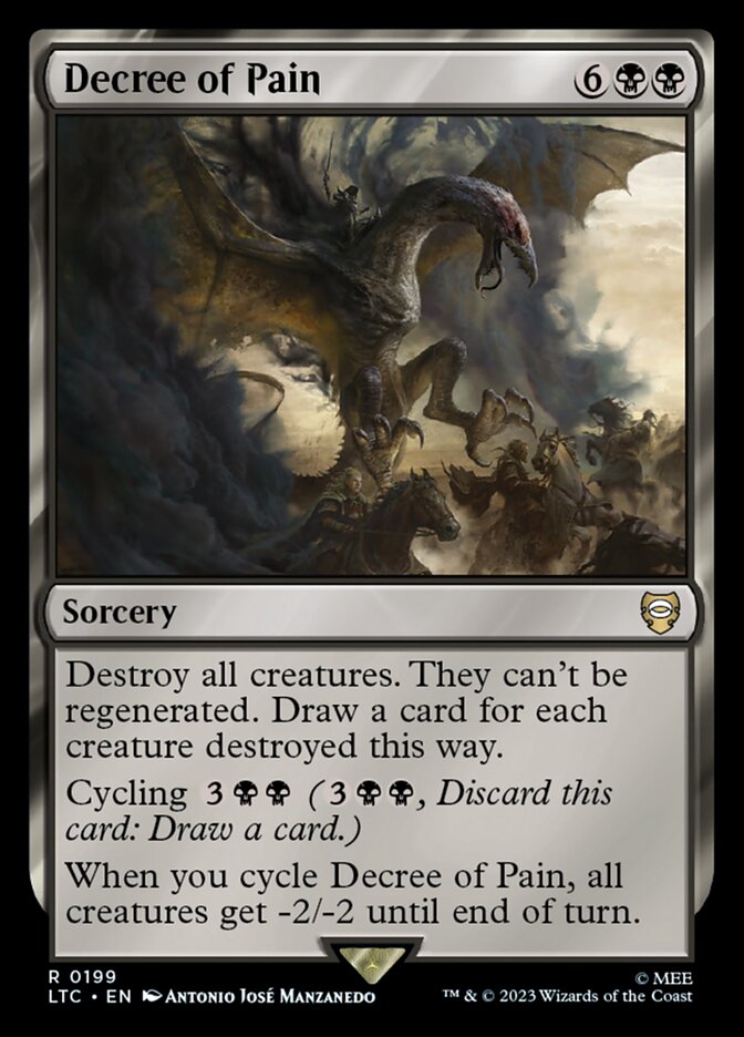 Decree of Pain 199 (Commander: The Lord of the Rings: Tales of Middle-earth) 