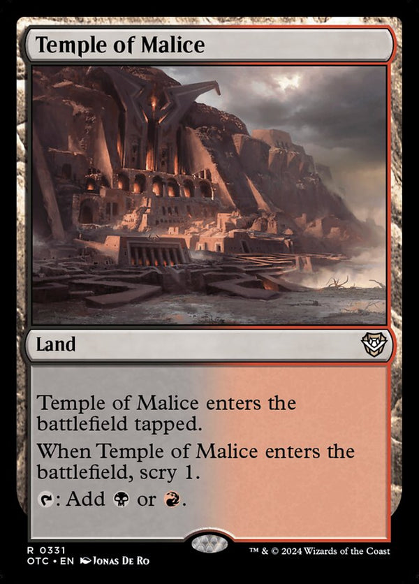 Temple of Malice 331/342 (Commander: Outlaws of Thunder Junction) 