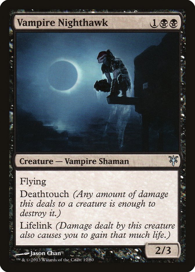 Vampire Nighthawk 12/80 (Duel Decks: Sorin vs. Tibalt) 