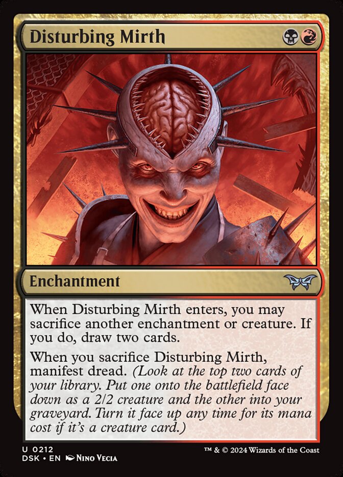 Disturbing Mirth 212/286 (Duskmourn: House of Horror) 