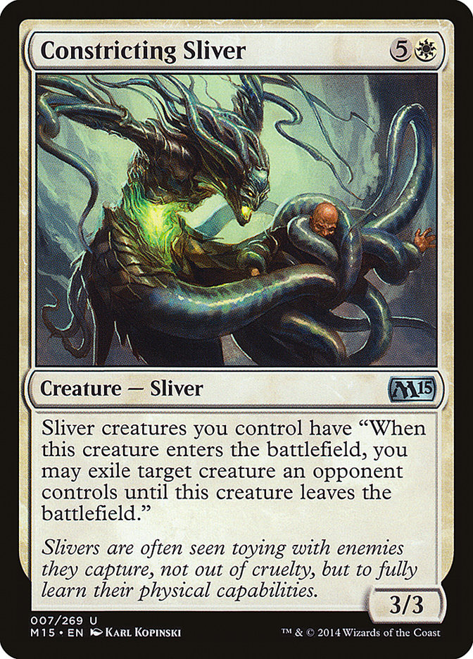 Constricting Sliver 7/269 (Magic 2015 (M15)) 
