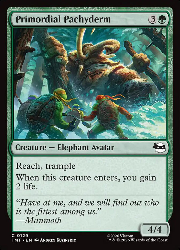 Primordial Pachyderm 129 (Teenage Mutant Ninja Turtles) 