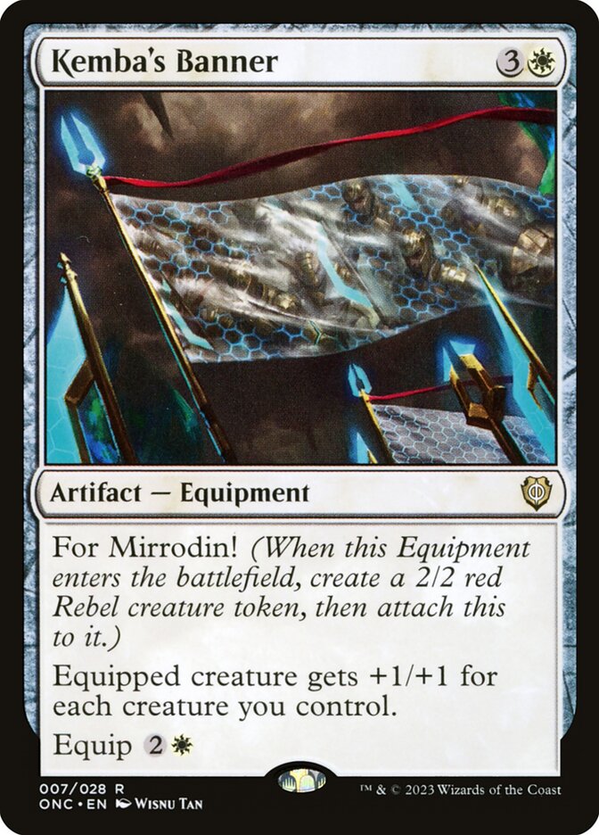 Kemba's Banner 7/28 (Commander: Phyrexia: All Will Be One) 