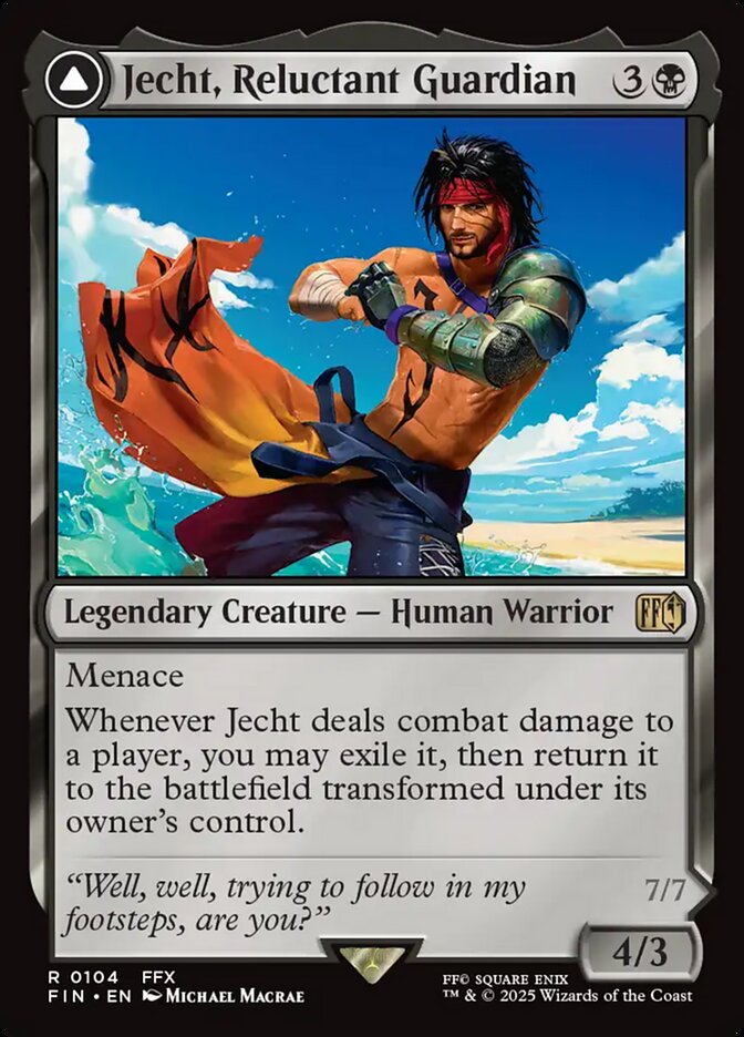 Jecht, Reluctant Guardian // Braska's Final Aeon 104/309 (FINAL FANTASY) 