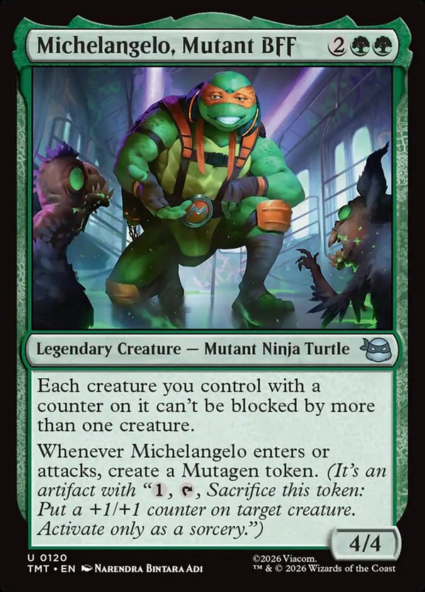 Michelangelo, Mutant BFF 120/190 (Teenage Mutant Ninja Turtles) 