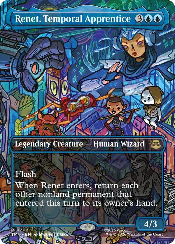 Renet, Temporal Apprentice 202/190 (Teenage Mutant Ninja Turtles)  - Borderless Foil