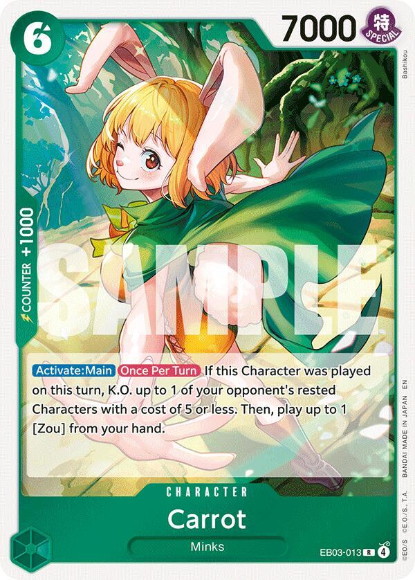 Carrot EB03-013 (Extra Booster: One Piece Heroines Edition)  - Foil